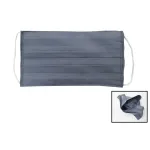 Pachet 5 masti de protectie gri cu pliuri din bumbac 100% + 5 Filtre PPS de 330