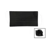 Pachet 5 masti de protectie negre cu pliuri din bumbac 100% + 5 Filtre PPS de 330