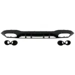 Difuzor Bara Spate Mercedes A-Class V177 Sedan (2018-up) Evacuari Negre