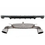 Difuzor bara spate cu evacuare Audi A3 8V Facelift Hatchback S3 Design