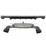 Difuzor bara spate cu evacuare dubla Audi A3 8V Facelift Hatchback S3 Design