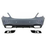 Bara spate Mercedes E-Class W213/S213/C238/A238 E63 Design cu ornamente crom