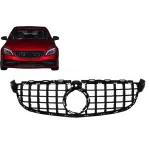 Grilă centrală Panamericana negru lucios pentru Mercedes C-Class W205 2018-2020