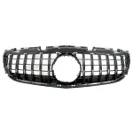 Grila Centrala Mercedes SLC-Class R172 Facelift (2016-2019) GT-R Panamericana Design Negru Lucios