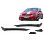 Flapsuri bara fata VW Golf 7.5 GTI Hatchback 2017-2020, Carbon Look