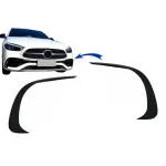 Prelungiri bara fata aero Mercedes C-Class W206 Sport Line, negru lucios
