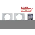 Carcasa faruri cu Lumini de zi dedicate LED DRL Mercedes G-Class W463 (2002-2018) G65 Design Crom