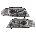 Faruri crom Audi A4 B5 Facelift 1999-2000, set stanga-dreapta