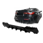 Difuzor Bara Spate BMW 4 Series G22 G23 M Sport (2020-up) Negru Lucios