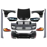 Pachet Exterior Complet BMW Seria 5 F10 (2010-2017) Conversie la G30 LCI M5 Design