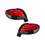 Stopuri Peugeot 206 HatchBack 3/5 usi (1998-2004) Rosu & Alb