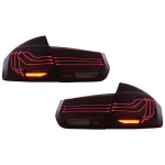 Stopuri LED BMW Seria 3 F30 F80 M3 (2011-2019) CSL Laser Design cu Semnal Dinamic Secvential