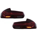 Stopuri LED BMW Seria 3 F30 F80 M3 (2011-2019) CSL Laser Design cu Semnal Dinamic Secvential