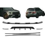Pachet exterior aero Mercedes GLB X247 2019-2023, negru, look sport