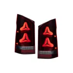 Stopuri LED Mercedes V-Class W447 2014-2024 cu semnal dinamic, rosu fumuriu