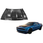 Capota din otel inoxidabil cu aerisire pentru Dodge Challenger Coupe 2015-2023