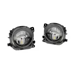 Set de proiectoare LED potrivite pentru BMW Seria 5 F10, F11, Seria 5 GT F07 2013-2016 Crom, Stânga + Dreapta
