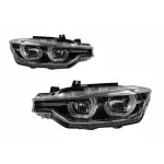 Set de faruri LED tip LCI potrivit pentru BMW Seria 3 F30 sedan, F31 touring 2013-2015 pentru modelele cu faruri xenon din fabrică