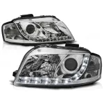 Kit de faruri tuning cu lumini LED potrivit pentru Audi A3 8P 05.2003-03.2008 3D/5D, stânga și dreapta