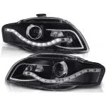 Kit de faruri tuning cu lumini LED potrivit pentru Audi A4 B7 11.2004-03.2008 sedan/combicabriolet, stânga și dreapta