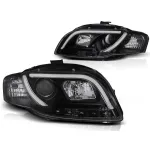 Kit de faruri tuning cu lumini LED potrivit pentru Audi A4 B7 11.2004-03.2008 sedan/combinație/cabriolet, stânga și dreapta