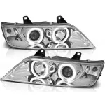 Kit de faruri tuning cu ochi de înger halogen, potrivit pentru BMW Z3 01.1996-2002 coupe / cabrio, stânga și dreapta
