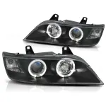 Kit de faruri tuning cu ochi de înger halogen, potrivit pentru BMW Z3 01.1996-2002 coupe / cabrio, stânga și dreapta