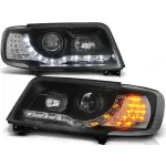 Set de faruri de tuning cu lumini LED potrivit pentru Audi 100 C4 12.1990-06.1994, stânga și dreapta