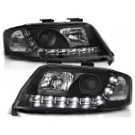 Set de faruri de tuning cu lumini LED potrivit pentru Audi A6 C5 05.1997-05.2001 sedan/combinate, stânga și dreapta