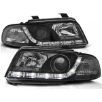 Set de faruri de tuning cu lumini LED potrivite pentru Audi A4 B5 11.1994-12.1998 sedan/combinate, stânga și dreapta