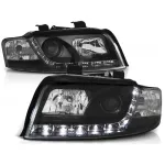 Set de faruri de tuning cu lumini LED potrivite pentru Audi A4 B6 10.2000-10.2004 sedan/combinate, stânga și dreapta