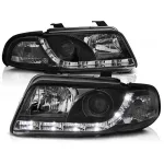 Set de faruri tuning cu lumini LED potrivit pentru Audi A4 B5 01.1999-09.2000 sedan/combinate, stânga și dreapta