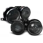 Set de faruri de tuning cu lentile potrivit pentru BMW 3 E30 11.1982-06.1994 sedan/coupe/cabriolet/estate, stânga și dreapta