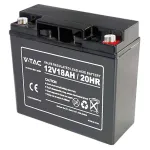 Acumulator gel plumb, V-tac, 12V, 18ah, 180x77x167mm, SKU-23453