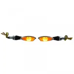 Semnalizator LED Mini pentru motocicletă MORELLA Chrome cu E-Mark