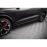 Adăugiri praguri laterale Maxton Design pentru Audi RSQ8 2019+ lac negru