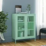 Dulap de depozitare, verde mentă, 80x35x101,5 cm, oțel GartenMobel Dekor