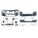 Pachet Exterior Aero BMW Seria 7 G70 M-Tech (2022-) Black Knight Design Negru Lucios