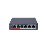 Switch smart PoE Hikvision DS-3E1106P-EI, 6 porturi, 60W, management