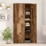 Înălțat Lemn Vechi 80 x 35 x 180 cm Lemn compozit GartenMobel Dekor