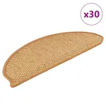 Covorașe scară autoadezive aspect sisal 30 buc 65x21x4 cm sisal GartenMobel Dekor