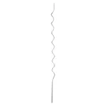 Tutore spiralat zincat 220 cm, 7 mm, pentru roșii și plante cățărătoare