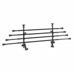 GRG-9 Compact grilaj telescopic bariera pentru caini 4 sectiuni fixare la tetiere - 1400x550 mm