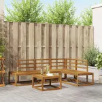 Set de canapele de exterior 5 Bucată natural GartenMobel Dekor