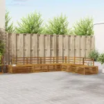 Set de canapele de exterior 6 Bucată natural GartenMobel Dekor