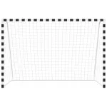Poarta de fotbal 300x200 cm, structura metalica solida profil 6x3 cm, include plasa, ancore fixare, minge de fotbal