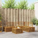 Set de canapele de exterior 5 Bucată natural GartenMobel Dekor