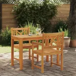 Set de masă pentru grădină 3 pcs Maro Lemn Solid de Acacia GartenMobel Dekor