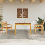 Set de masă pentru grădină 3 pcs Maro Lemn Solid de Acacia GartenMobel Dekor