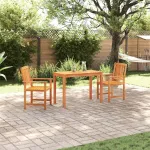 Set de masă pentru grădină 3 pcs Maro Lemn Solid de Acacia GartenMobel Dekor